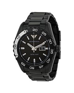 Men's Sportivo Stainless Steel Black Dial Watch