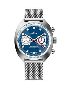 Men's Sportsman Chronograph Stainless Steel Blue Dial Watch
