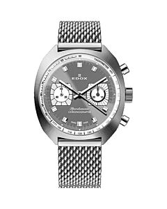 Men's Sportsman Chronograph Stainless Steel Grey Dial Watch