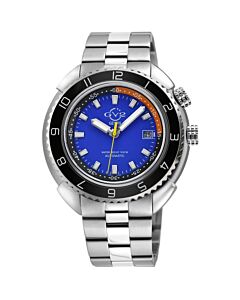 Men's Squalo Stainless Steel Blue Dial Watch