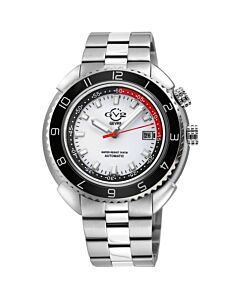 Men's Squalo Stainless Steel White Dial Watch