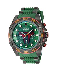 Men's Star Wars Chronograph Polyurethane Green Dial Watch