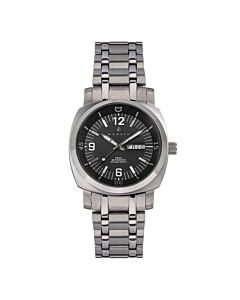 Mens-Stealth-Stainless-Steel-Black-Dial-Watch