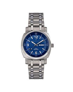 Mens-Stealth-Stainless-Steel-Blue-Dial-Watch