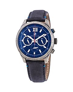 Men's Stuyvesant Leather Blue Dial Watch
