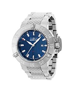 Men's Subaqua Stainless Steel Blue Dial Watch