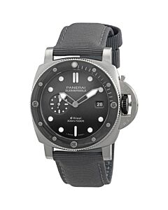 Men's Submersible Fabric Grey Dial Watch
