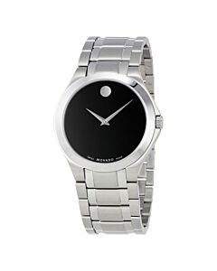 Men's Swiss Collection Stainless Steel Black Dial