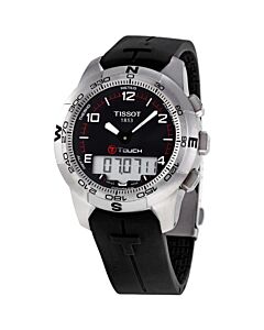 Men's T-Touch II Chronograph Rubber Black Dial Watch