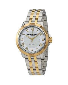 Men's Tango Stainless Steel White Dial Watch