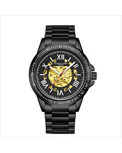 Men's Techtonic Stainless Steel Transparent Dial Watch