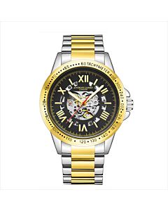 Men's Techtonic Stainless Steel Transparent Dial Watch