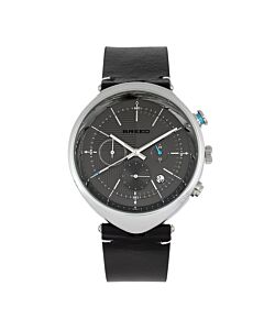 Men's Tempest Chronograph Leather Grey Dial Watch