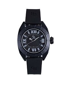 Men's Termoli Rubber Black Dial Watch