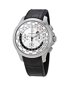 Men's Traveller WW.TC Chronograph Leather Silver Dial