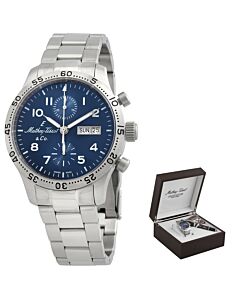 Men's Type 21 Chronograph Stainless Steel Blue Dial Watch