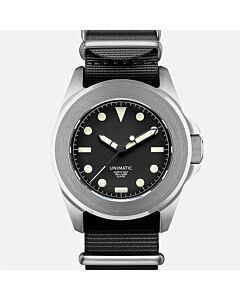Men's U4 Classic Leather Black Dial Watch