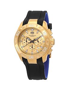 Men's UF6 Chronograph Silicone Gold-tone Dial Watch