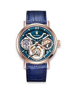 Men's Ultramatic II Calfskin Blue Dial Watch