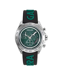 Men's Urban Chrono Chronograph Silicone Green Dial Watch