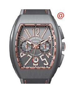Men's Vanguard Classical Chronograph Rubber Grey Dial Watch