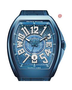 Men's Vanguard Mariner Leather Blue Dial Watch
