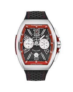 Mens-Vanguard-Racing-Chronograph-Rubber-Black-Dial-Watch