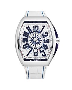 Mens-Vanguard-Yachting-Rubber-White-Dial-Watch