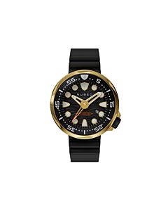 Men's Ventana Silicone Black Dial Watch