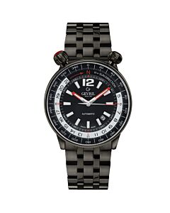 Men's Wallabout Stainless Steel Black Dial Watch