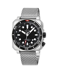 Men's XO Submarine Stainless Steel Black Dial Watch