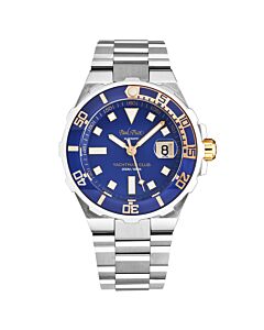 Men's Yachtmanclub Stainless Steel Blue Dial Watch
