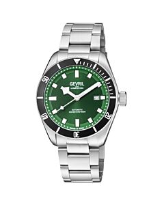 Men's Yorkville Stainless Steel Green Dial Watch