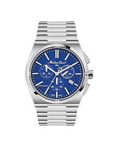 Men's Zoltan Chrono Chronograph Stainless Steel Blue Dial Watch