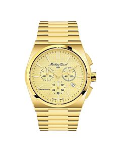 Men's Zoltan Chrono Chronograph Stainless Steel Gold Dial Watch