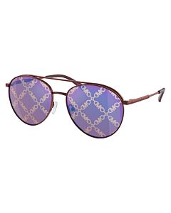 Michael Kors Arches 58 mm Cordovan Metal Sunglasses