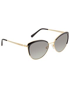 Michael Kors Biscayne 56 mm Gold/Black Sunglasses