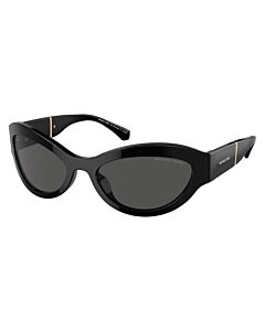 Michael Kors Burano 59 mm Black Sunglasses