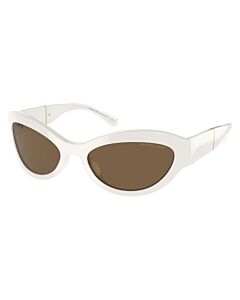 Michael Kors Burano 59 mm Optic White Sunglasses