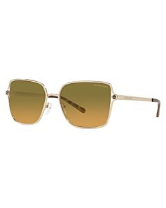 Michael Kors Cancun 56 mm Shiny Light Gold Sunglasses