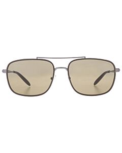 Michael Kors Glasgow 60 mm Matte Gunmetal/Olive Sunglasses