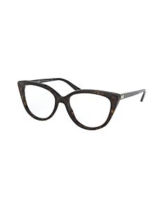 Michael Kors Luxemburg 54 mm Dark Havana Eyeglass Frames