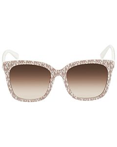 Michael Kors San Marino 55 mm MK Repeat Vanilla Sunglasses