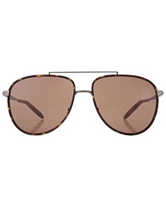 Michael Kors Saxon 59 mm Matte Gunmetal/Havana Sunglasses