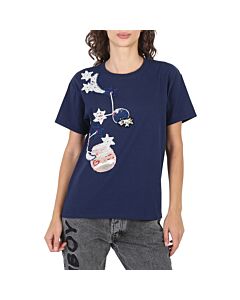 Michaela Buerger Pig On Moon T-Shirt