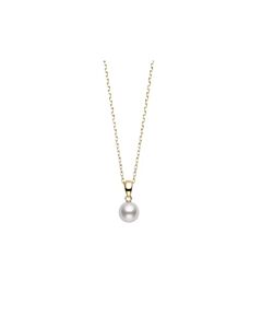 Mikimoto Akoya Cultured Pearl Pendant in 18K Yellow Gold - PPS751K