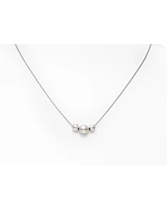 Mikimoto Pearls in Motion Akoya Cultured Pearl Necklace in 18K White Gold - MPQ10081AXXW