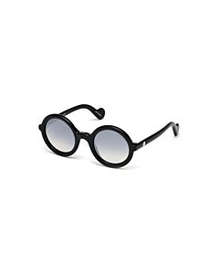 Moncler 50 mm Shiny Black Sunglasses