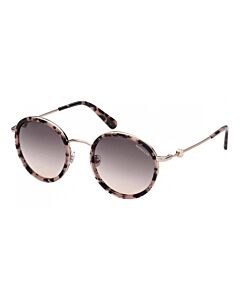 Moncler 51 mm Blush Havana;Rose Bronze Sunglasses