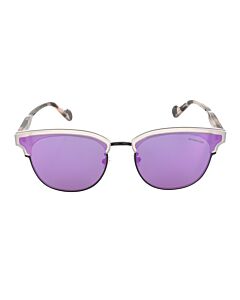 Moncler 62 mm Shiny Black Silver Sunglasses